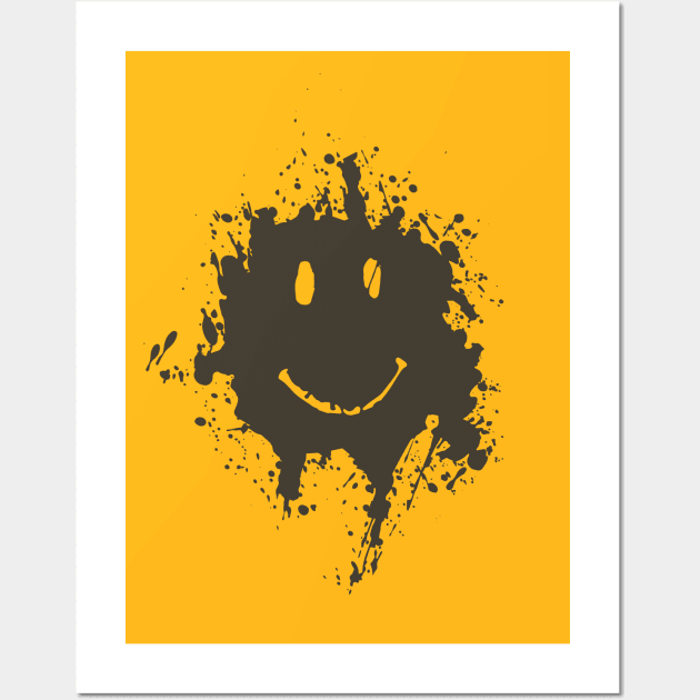 Forrest Muddy Smiley Wall Art by tvshirts